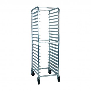 Winholt AL-1820B-LC2 26 Inch Pan Rack Mobile with Aluminum Frame Winholt AL-1820B-LC2 26 Inch Pan Rack Mobile with Aluminum Frame