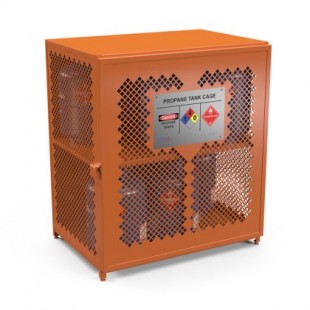 Winholt SC-1740-51H-2S 45 Inch Propane Storage Cage Hinged Door with Steel