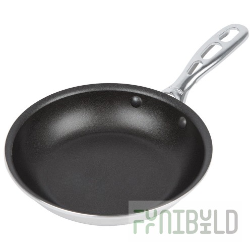 Vollrath 67627 7 Inch Aluminum Fry Pan with SteelCoat Non-stick Coating
