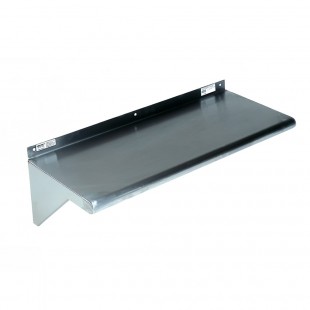 Winholt SSWMS123-KD 36 Inch Stainless Steel Wall Mounted Shelf with 150 lb Capacity
