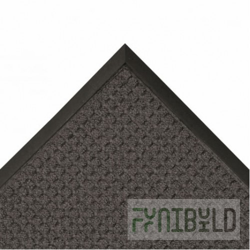 Notrax 166S0023CH 36 Inch Charcoal Carpet with Non-slip Rubber Base