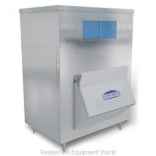 Kloppenberg 1315-SBB 48 Inch Ice Storage Bin Single Door Upright with Sliding Windows