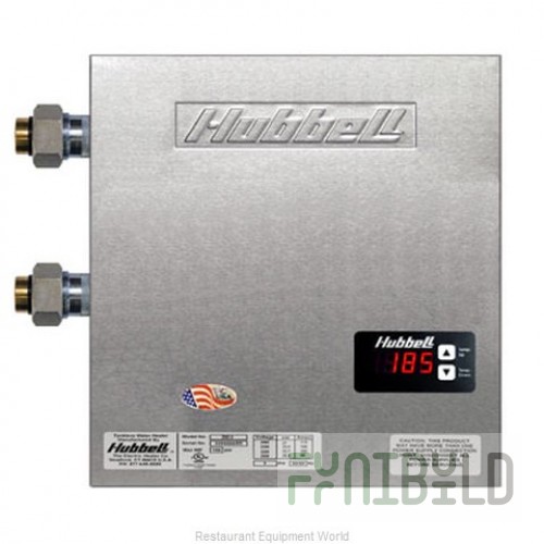 Hubbell JTX024-3T 16 Inch Electric Tankless Booster Heater with Digital Control