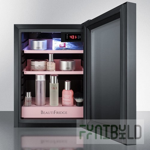 Summit LX114LPT1 14 Inch BeautiFridge Electric Countertop Refrigerator Black