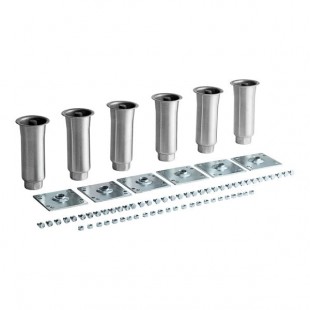 Beverage Air 00C26S015A 6 Inch Adjustable Legs with Plate Set of 6