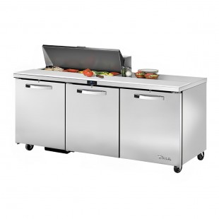 True Refrigeration TSSU-72-10-HC~SPEC3 72 Inch Sandwich Salad Unit 3 Section with Stainless Steel True Refrigeration TSSU-72-10-HC~SPEC3 72 Inch Sandwich Salad Unit 3 Section with Stainless Steel