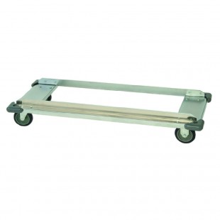 Quantum DB1836S-PT 36 Inch Dolly Frame with Casters Stainless Steel