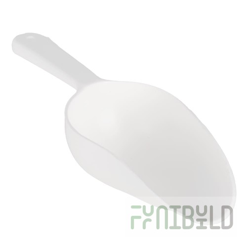 Bar Maid/Glass Pro CR-854W Scoop 4 Oz. Round Bowl With Hole Handle