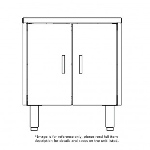 Southbend P36C-L 36 Inch Low Boy Cabinet Stainless Steel Enclosed - Cabinet Base