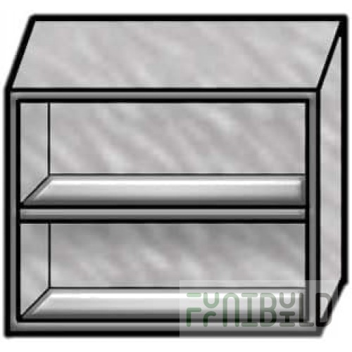 Winholt STCT-HD3615-WMH 36 Inch Wall-Mounted Cabinet with Hinged Doors Stainless Steel