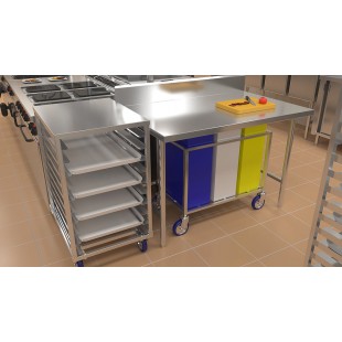 Winholt 148COV-AL 9 Inch Aluminum Ingredient Bin Cover with Airtight Seal
