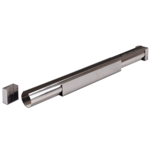JB Prince M682 45 Pastry Mold 22-1/4 Inch Length Adjustable Stainless Steel with Finger Yule Log