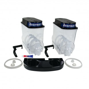 Bunn 34000.0401 Double Bowl Frozen Drink Machine with Hopper Group Black LED