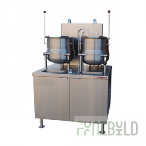 Southbend GMT-10S-6 Kettle/Cabinet Assembly Gas (1) 6 Gallon & (1) 10 Gallon Tilting Kettles