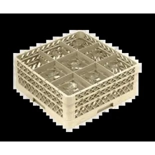 Vollrath TR10FFFA-06 19-3/4 Inch Full Size Glass Stemware Rack with Extenders
