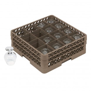 Vollrath TR13DD-32 19-3/4 Inch Traex Full Size Dishwasher Rack with 16 Compartments
