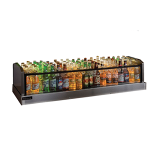 Perlick GMDS14X24 24 Inch Ice Display Bar with Glass and Stainless Steel
