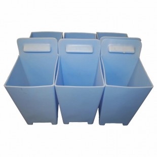 Kloppenberg TOTES-4 Ice Tote Set NSF Blue Made in USA 4 Packs Kloppenberg TOTES-4 Ice Tote Set NSF Blue Made in USA 4 Packs