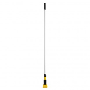 Rubbermaid FGH225000000 54 Inch Gripper Wet Mop Handle Aluminum Yellow Plastic Head