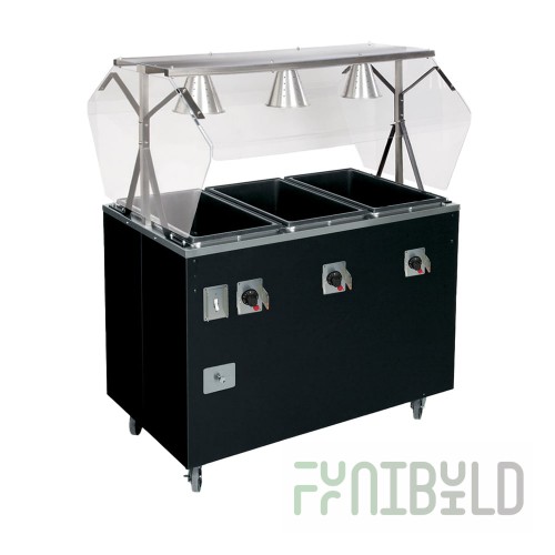 Vollrath T397082 46 Inch Electric Hot Food Station with NSF Breath Guard