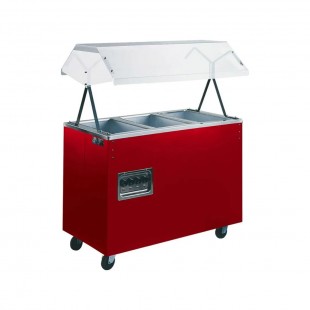 Vollrath 397292 46 Inch Electric Hot Food Station with Sliding Storage