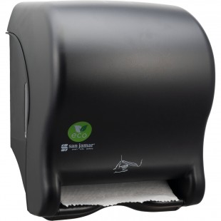 Carlisle T8400REBK 12 Inch Paper Towel Dispenser Plastic Black with Smart Essence