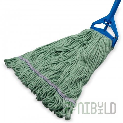 Carlisle 36942909 X-large Looped-end Wet Mop Head Green Acrylic Fiber