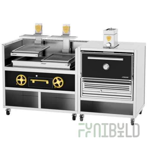 Josper Charcoal Ovens CVJ-50-2-1-PRO-M (QUICK SHIP) Charcoal Oven/Basque Grill Combo