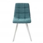 CHILLI SQUARE chair green chrome