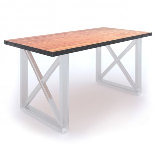 Loft tabletop Strip-Rivet 1600x800