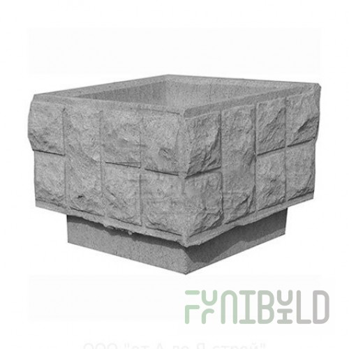 Concrete flowerpot C-4-3