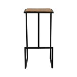 Loft-12 bar stool with footrest