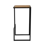 Loft-12 bar stool with footrest