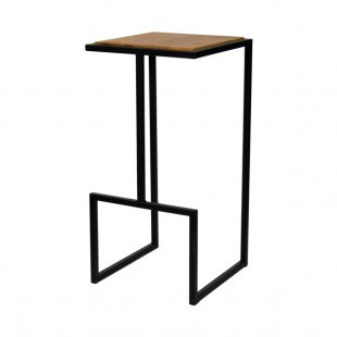 Loft-12 bar stool with footrest