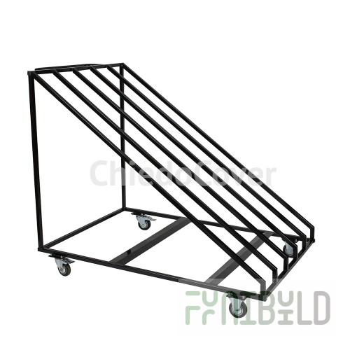 Trolley for round tables