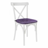 Crossback Chair Cushion, Purple