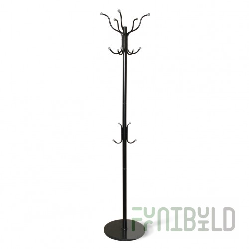 Floor hanger Clam black, marble