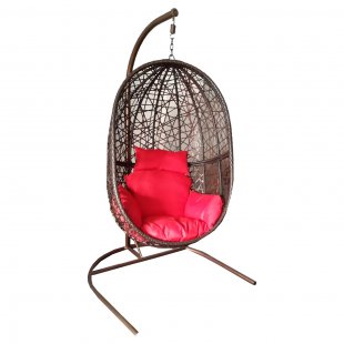 Hanging chair Loue made of artificial rattan