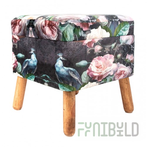 Pouf with storage compartment Xian