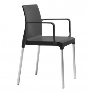 Plastic chair Chloe Mon Amour, anthracite