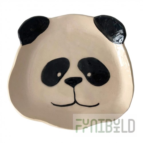 Children's plate Panda