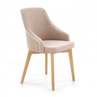 Chair Halmar toledo 2, honey oak, Solo 252