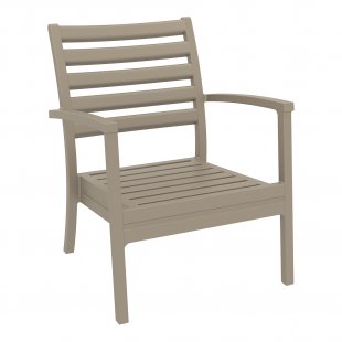 Plastic chair Artemis XL, beige