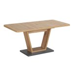 Vector table oak/graphite