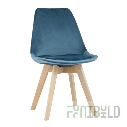Frankfurt chair blue velor