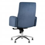 Executive chair Lanset microvelour dark blue
