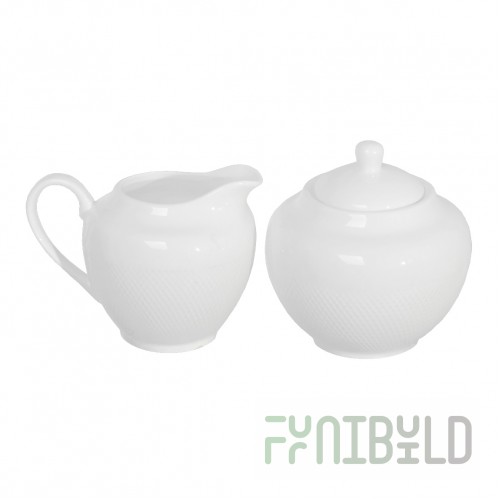 Sugar bowl 210 ml and Milk jug 160 ml Royal Sutton 1, 48