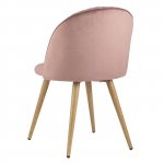 Chair Lion Stripes velour pink