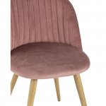 Chair Lion Stripes velour pink