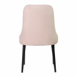 Kongsberg chair, soft pink velor